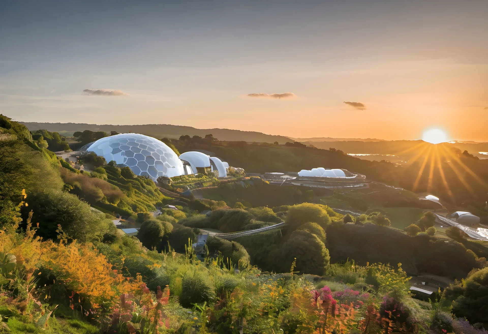 Eden Project biomes, Cornwall